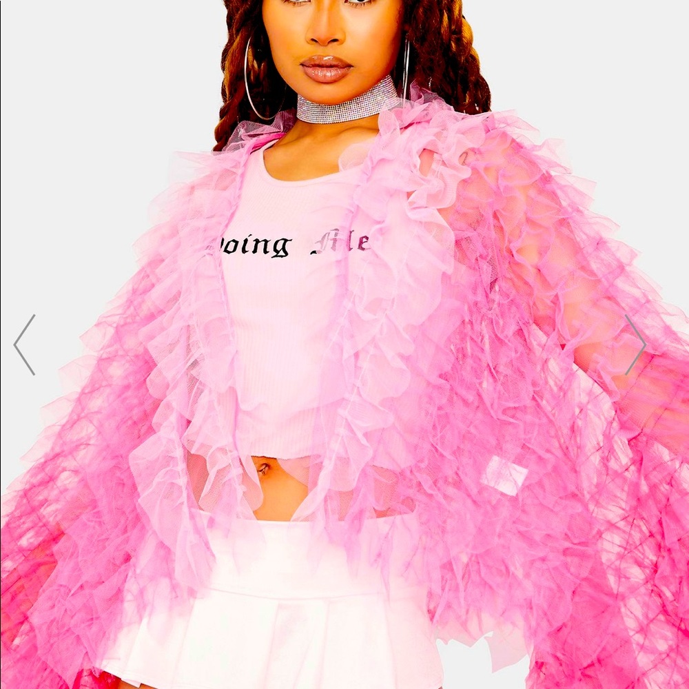 Hot Main Attraction Ruffle Jacket